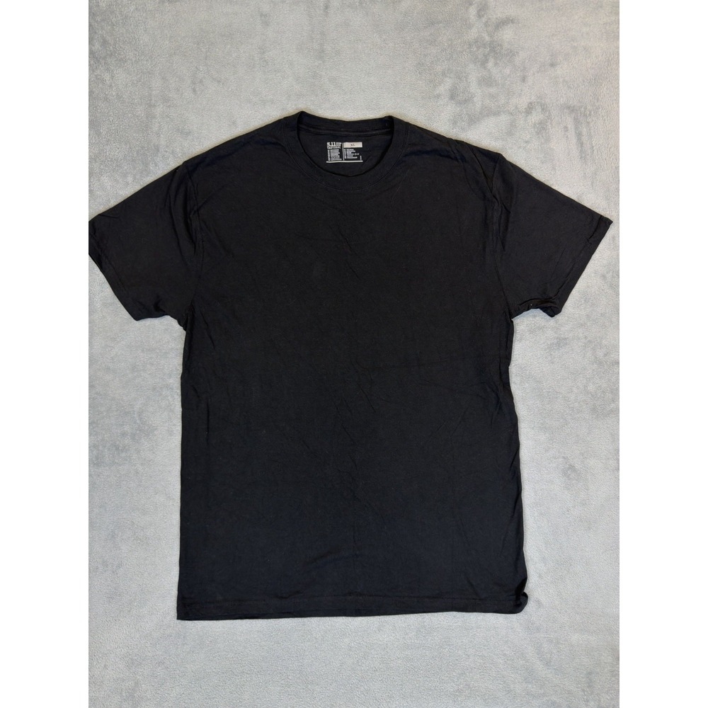 5.11 Tactical Shirt Mens XL Black Short Sleeve Crew Neck‎ Stretch